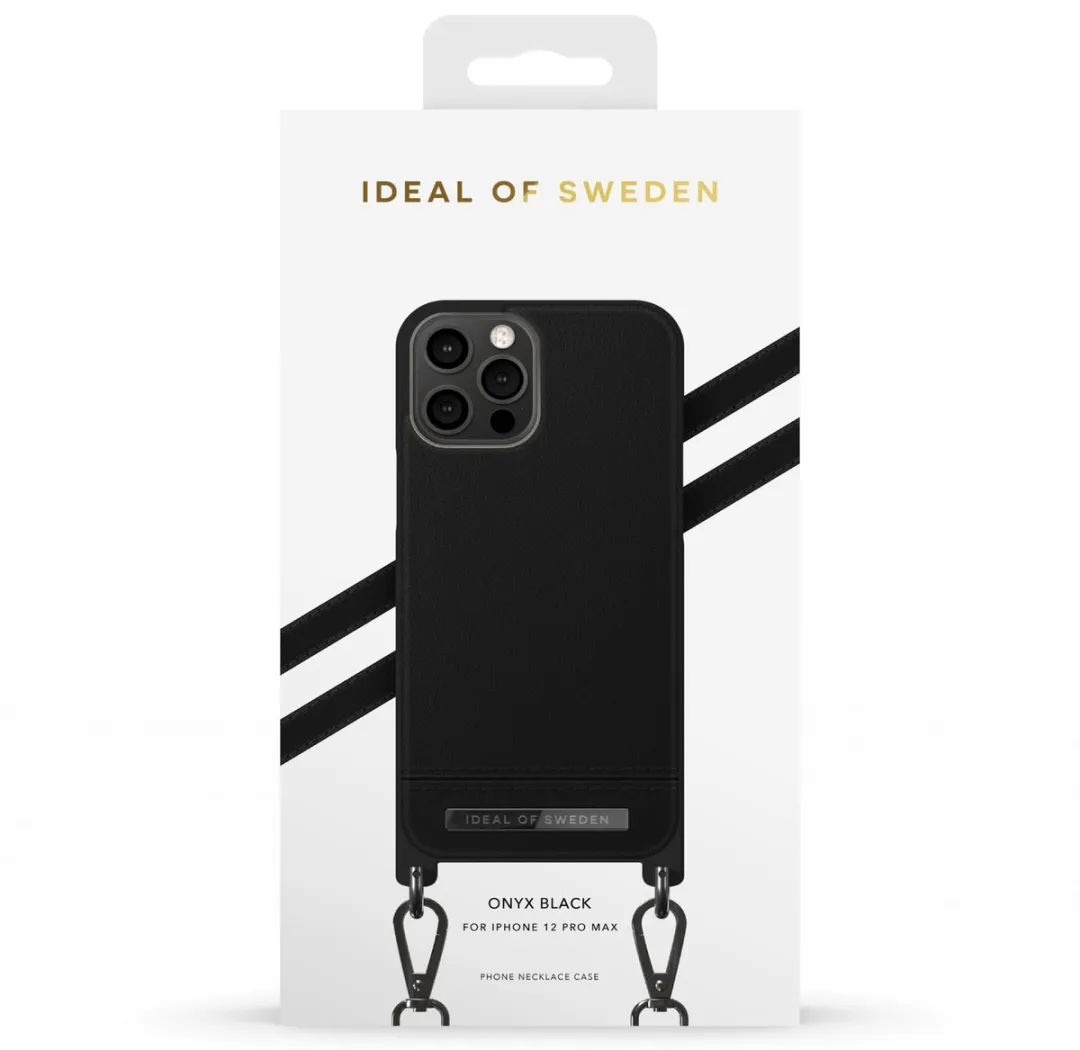 iDeal of Sweden iPhone 12 Pro Max Necklace Case - Onyx Black - IDNCSS21-I2067-292 - afbeelding 6 van 6