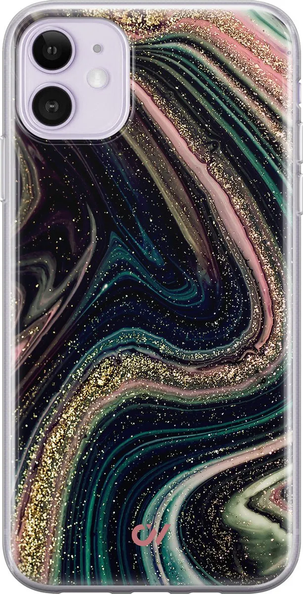 Casevibes iPhone 11 Hoesje Marble Twilight