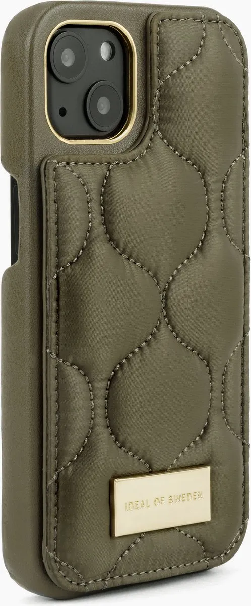iDeal of Sweden Fashion Case Atelier iPhone 13 - Puffy Khaki - afbeelding 3 van 3