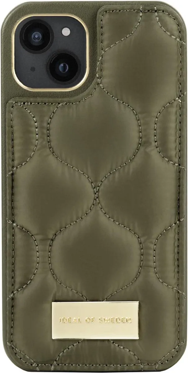 iDeal of Sweden Fashion Case Atelier iPhone 13 - Puffy Khaki - afbeelding 2 van 3