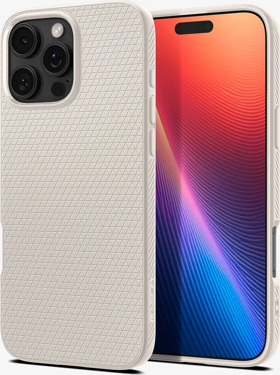 Spigen Liquid Air Hoesje iPhone 16 Pro Max - Grijs - TPU