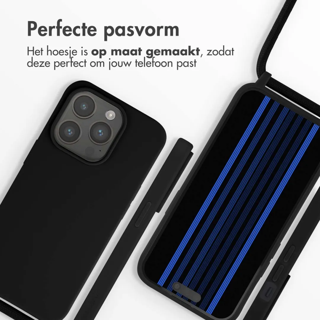 Imoshion iPhone 15 Pro Siliconen Hoesje - Zwart