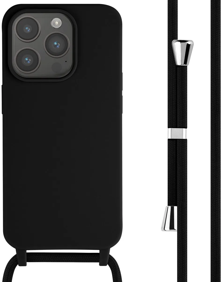 Imoshion iPhone 15 Pro Siliconen Hoesje - Zwart