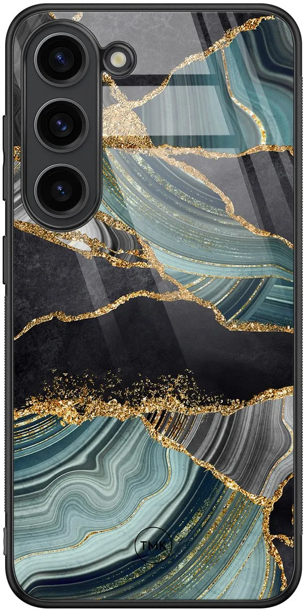 Casevibes Hoesje Samsung Galaxy S23 Marble Jade Stone