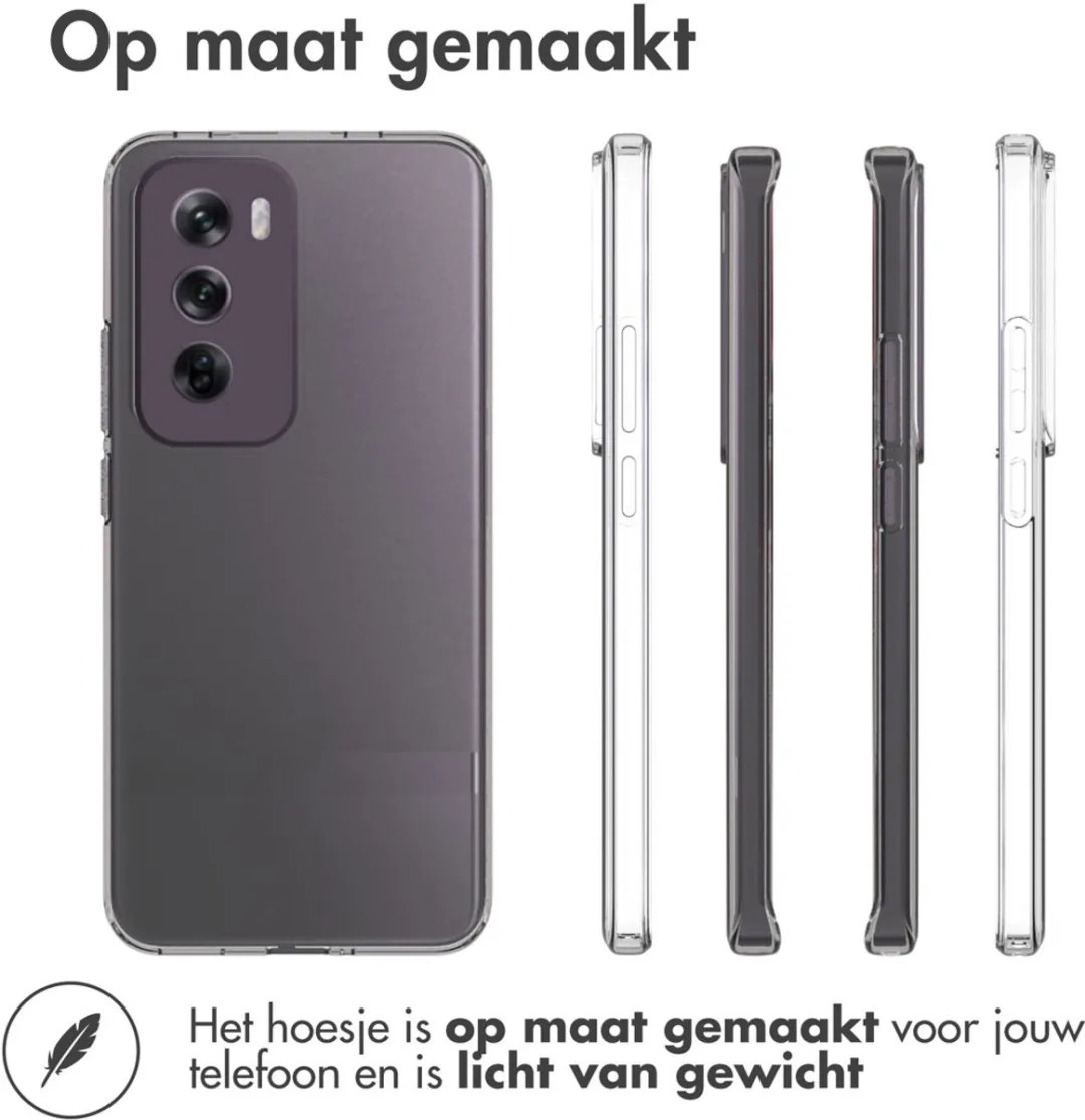 Accezz Hoesje Oppo Reno 12 - Transparant