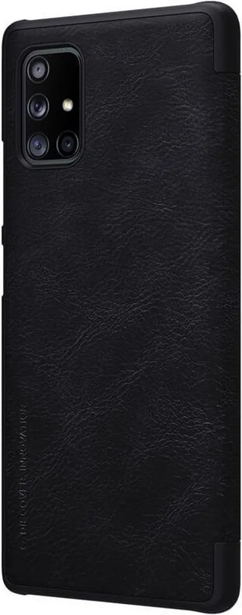 Nillkin Qin29 Hoesje Samsung Galaxy A71 5G - Flip Cover - Zwart - afbeelding 3 van 6