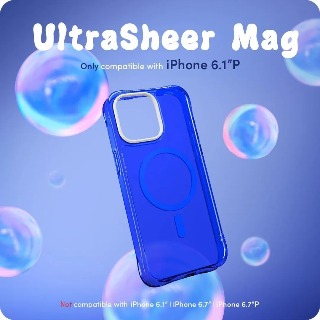 Spigen Cyrill Ultra Sheer Mag Hoesje iPhone 15 Pro - Blauw - ACS06766 - afbeelding 3 van 6