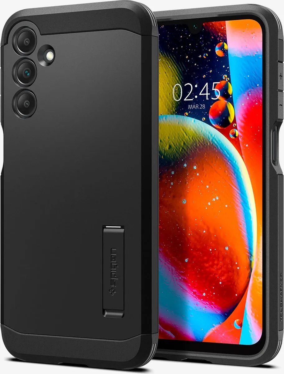Spigen Tough Armor ACS07242 Hoesje - Samsung Galaxy A15 - Zwart - afbeelding 6 van 6