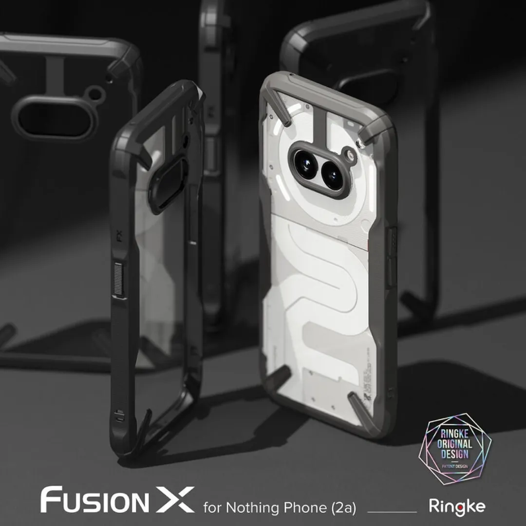 Ringke Fusion X Hoesje - Nothing Phone (2a) & (2a) Plus - Zwart