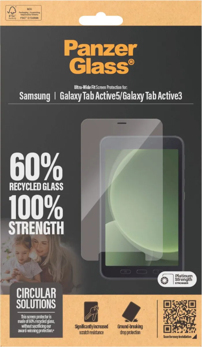 PanzerGlass Screenprotector Samsung Galaxy Tab Active5 - 1 Stuk - afbeelding 2 van 6