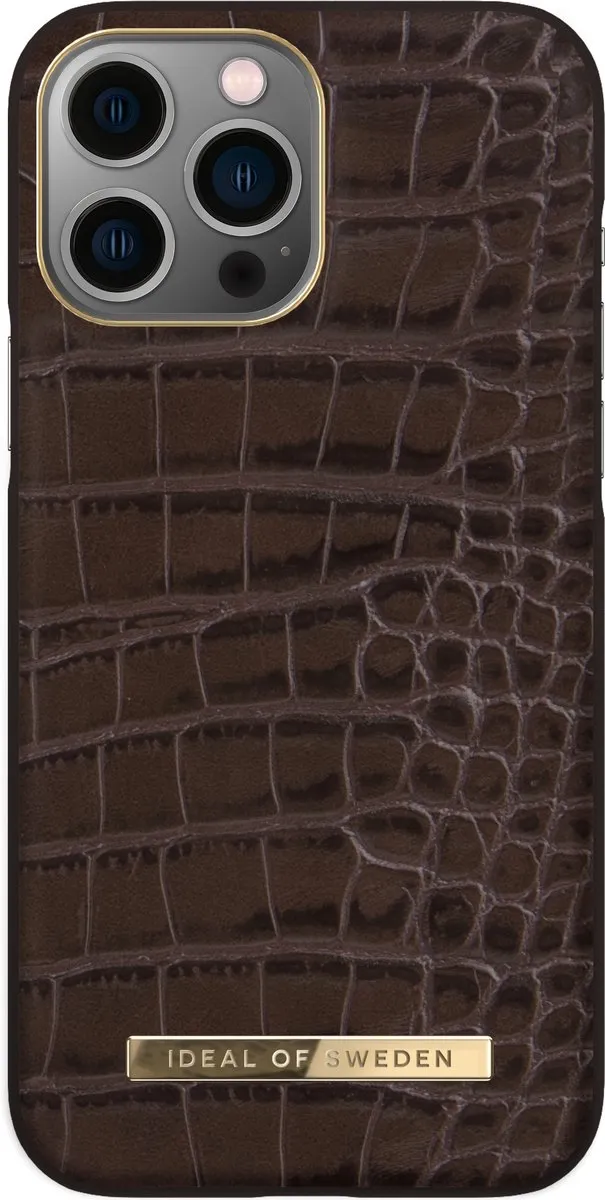 iDeal of Sweden Atelier Case iPhone 12/13 Pro Max - Deep Walnut Croco - afbeelding 6 van 6