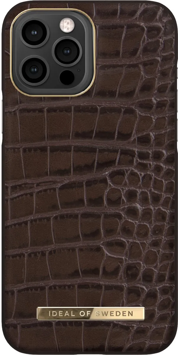 iDeal of Sweden Atelier Case iPhone 12/13 Pro Max - Deep Walnut Croco