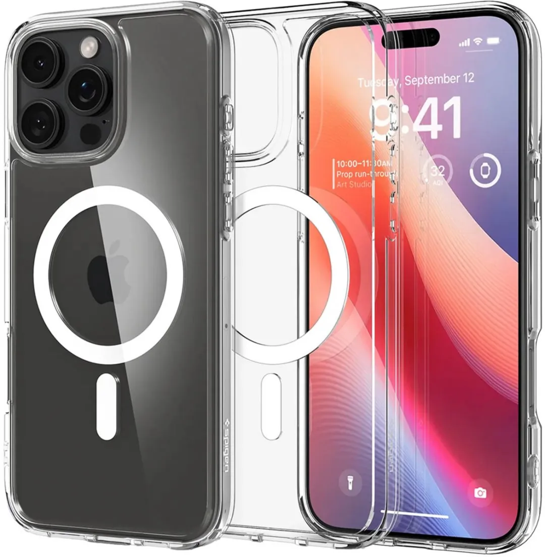 Spigen Ultra Hybrid MagFit ACS08129 Hoesje - iPhone 16 Pro - Wit