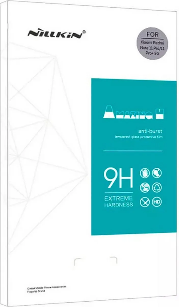 Nillkin Tempered Glass 9H Displayfolie Xiaomi Redmi Note 11 Pro - afbeelding 3 van 3
