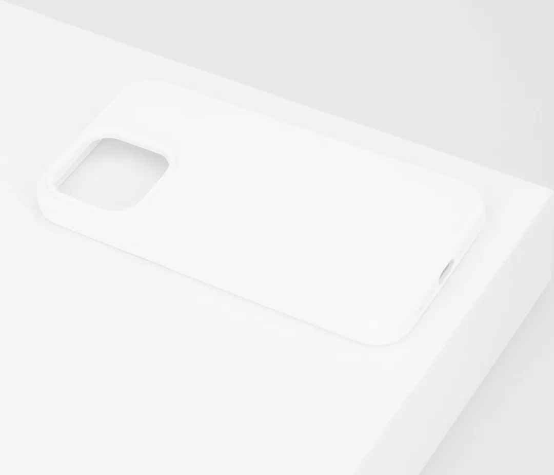 BMAX Siliconen Hoesje iPhone 14 Pro Max - Wit