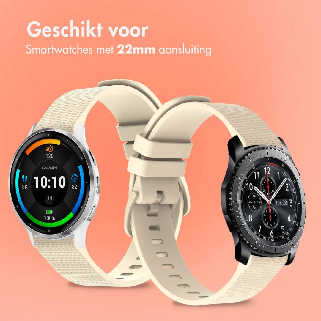 Imoshion Siliconen Sportband 22mm - Beige