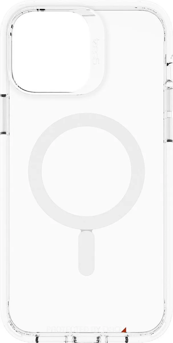 Gear4 Crystal Palace Snap D3O Hoesje iPhone 13 Pro Max - Transparant