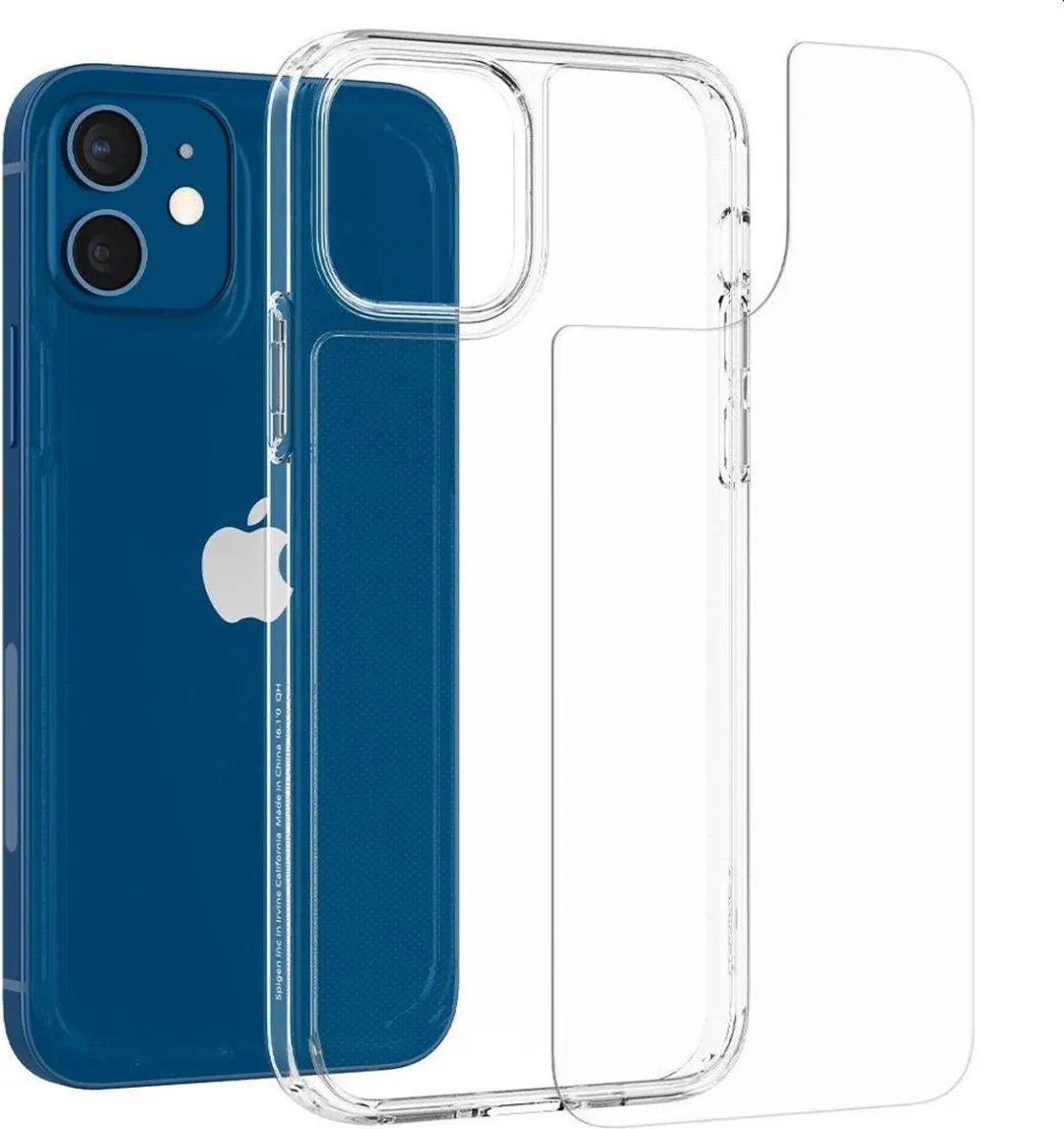 Spigen Quartz Hybrid TPU Hoesje iPhone 12 Mini - ACS01748 - Transparant