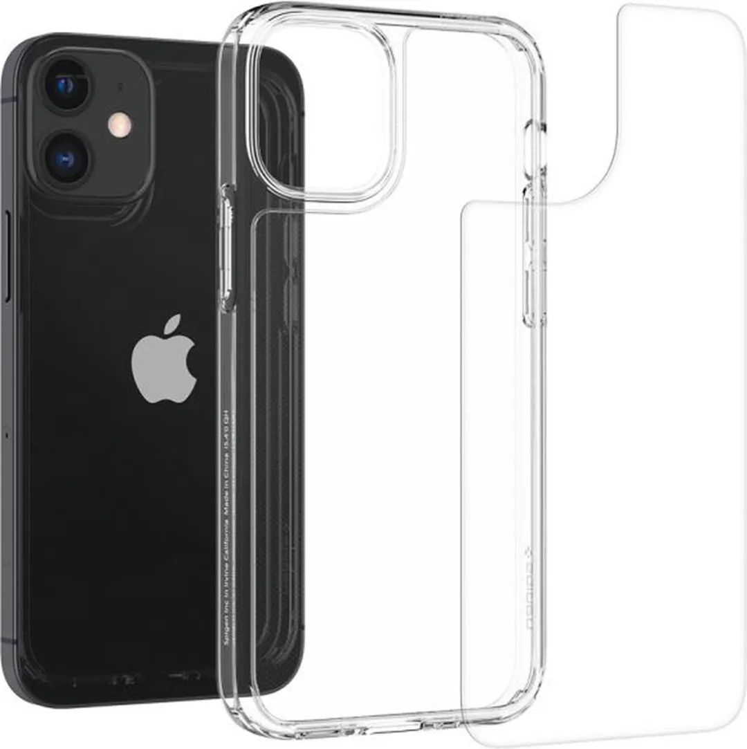 Spigen Quartz Hybrid TPU Hoesje iPhone 12 Mini - ACS01748 - Transparant