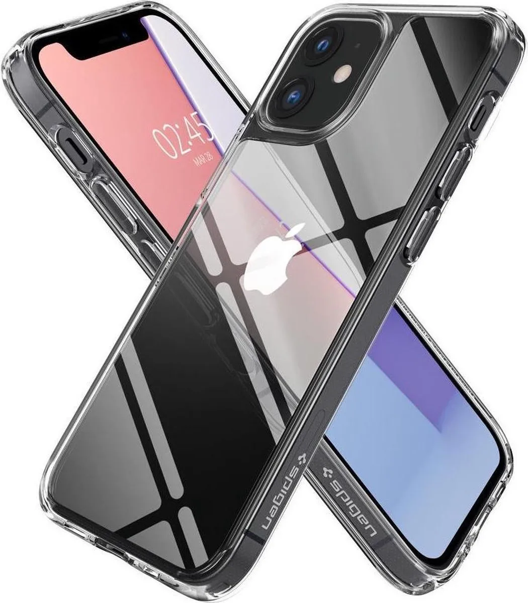 Spigen Quartz Hybrid TPU Hoesje iPhone 12 Mini - ACS01748 - Transparant