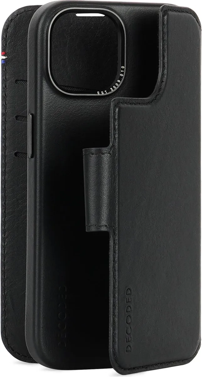 Decoded D24IPO15DW5BK iPhone 15 Hoesje - Magnetisch 2-in-1 - Zwart