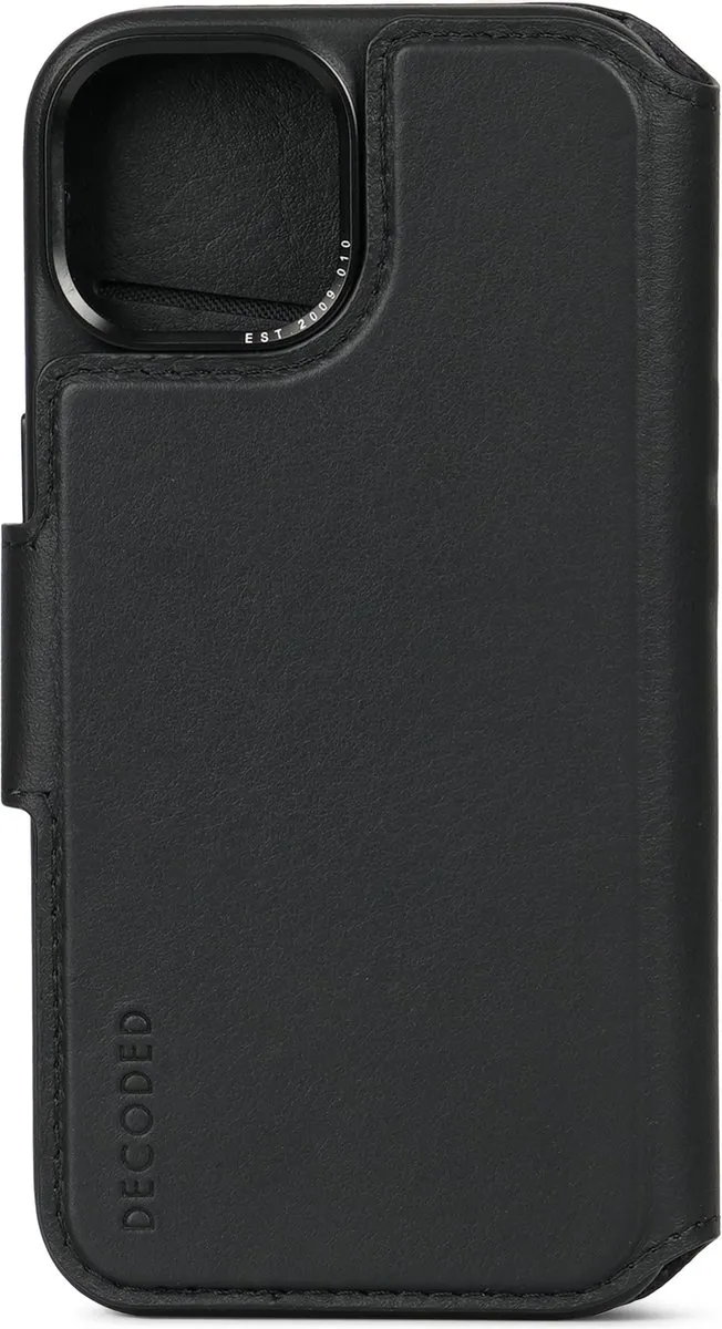 Decoded D24IPO15DW5BK iPhone 15 Hoesje - Magnetisch 2-in-1 - Zwart