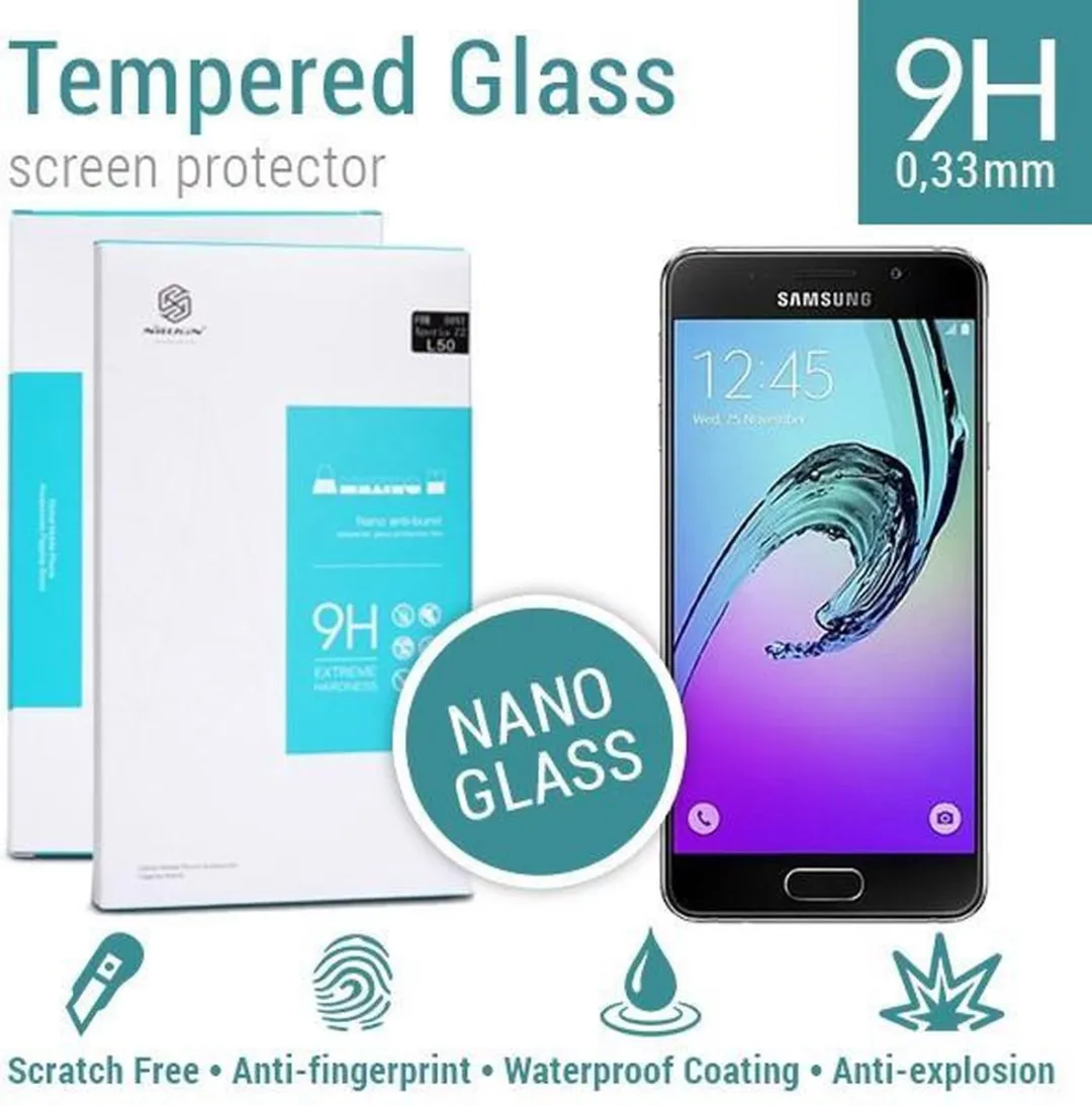 Nillkin Tempered Glass Screenprotector Samsung Galaxy A3 (2016)