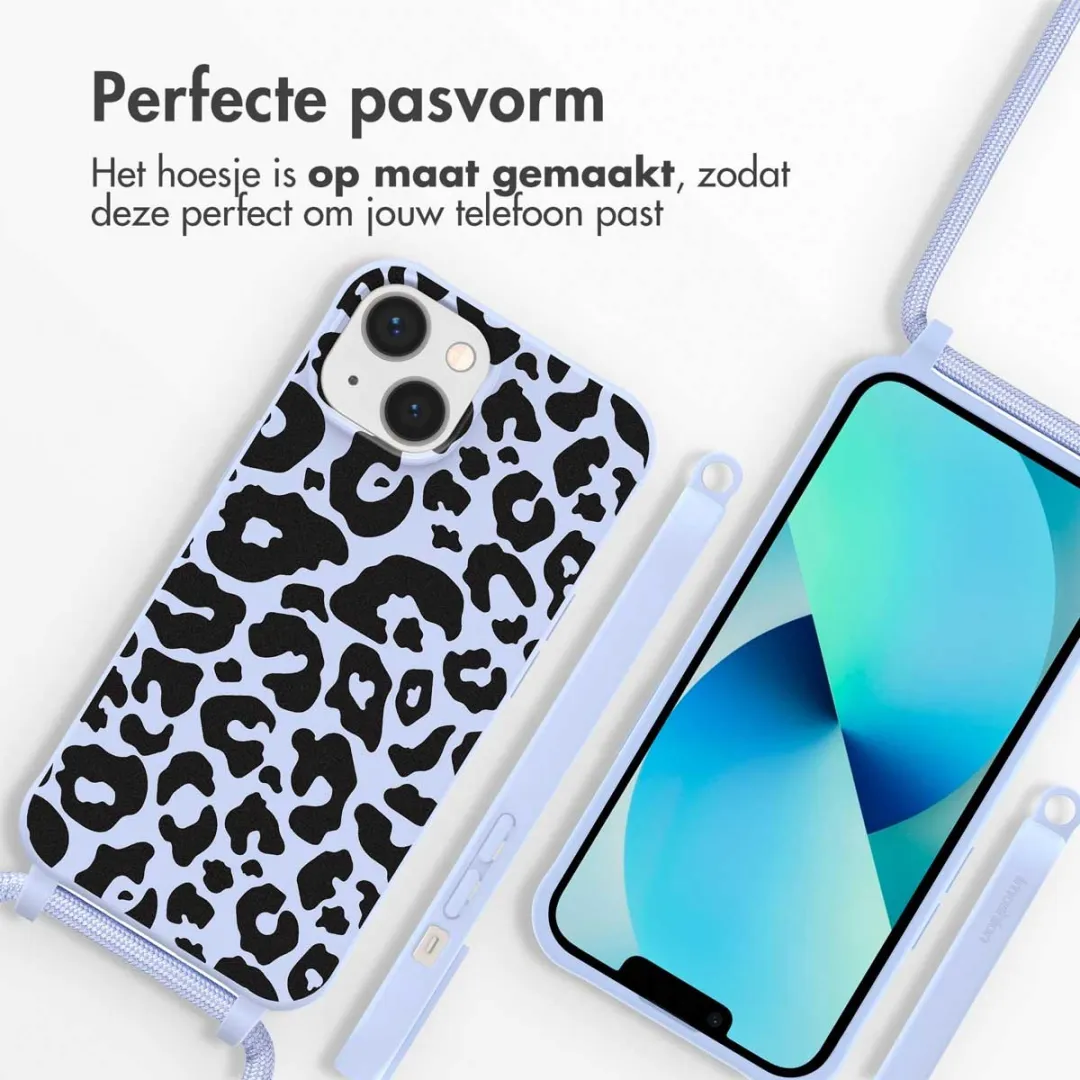Imoshion Hoesje iPhone 13 Animal Lila - Siliconen