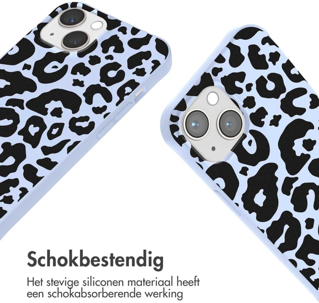 Imoshion Hoesje iPhone 13 Animal Lila - Siliconen