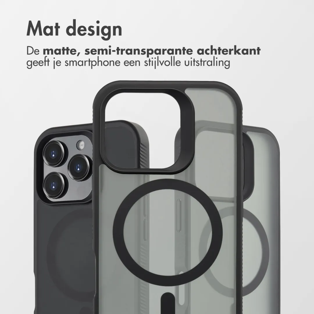 Accezz Hoesje iPhone 16 Pro Max - MagSafe Zwart