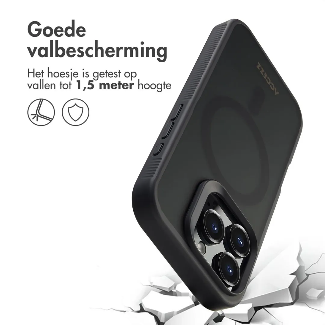 Accezz Hoesje iPhone 16 Pro Max - MagSafe Zwart