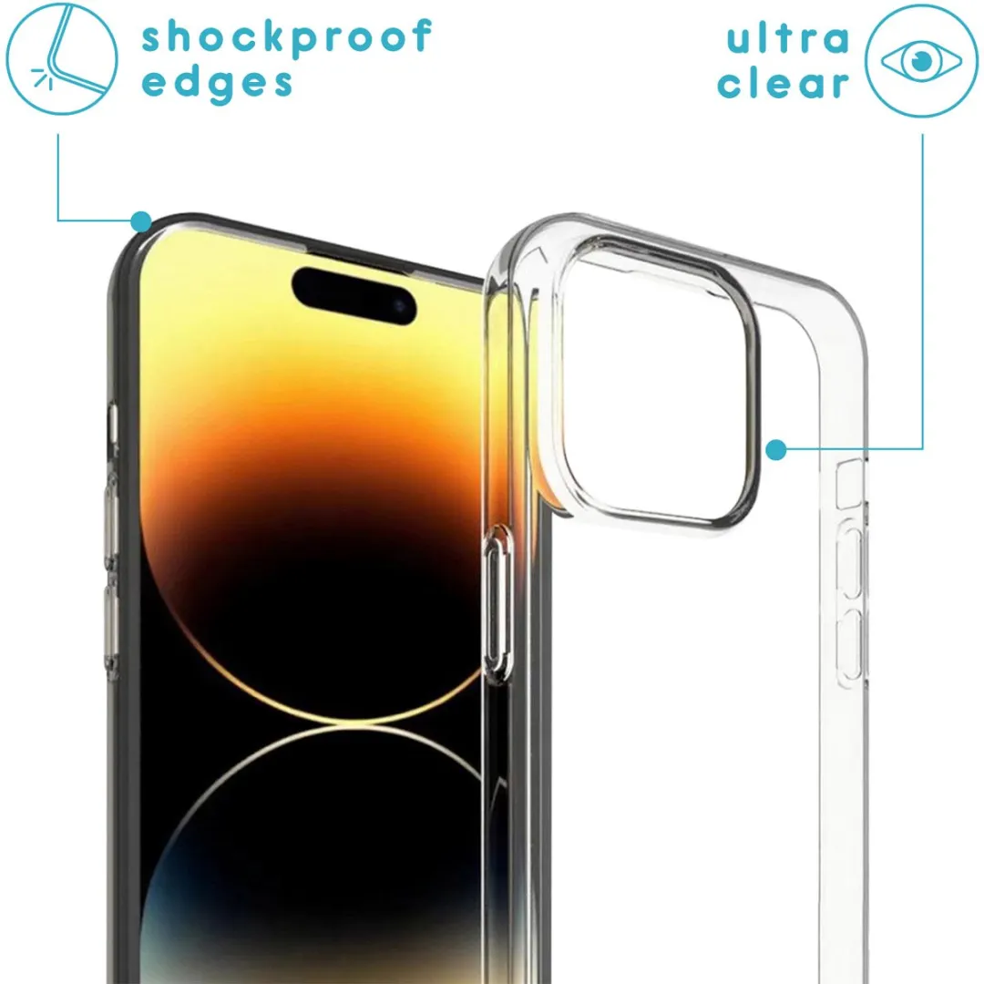 imoshion Hoesje iPhone 15 Pro Rosé Goud - Backcover met koord