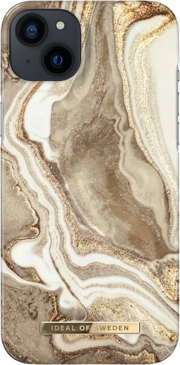 iDeal of Sweden iPhone 14 Plus Hoesje - Golden Sand Marble - afbeelding 6 van 6