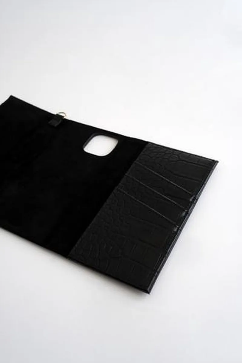 iDeal of Sweden Signature Clutch iPhone 12 Mini - 3 Pasjes - Zwart - afbeelding 4 van 4