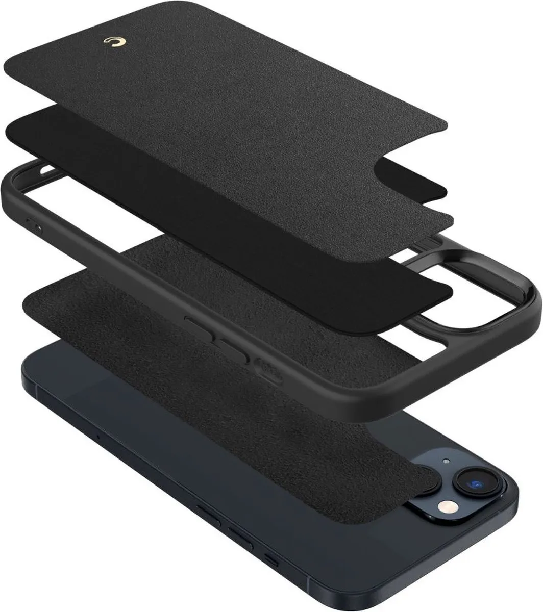 Spigen Cyrill Kajuk Mag Hoesje iPhone 14 Plus - Magnetische Ring - Zwart