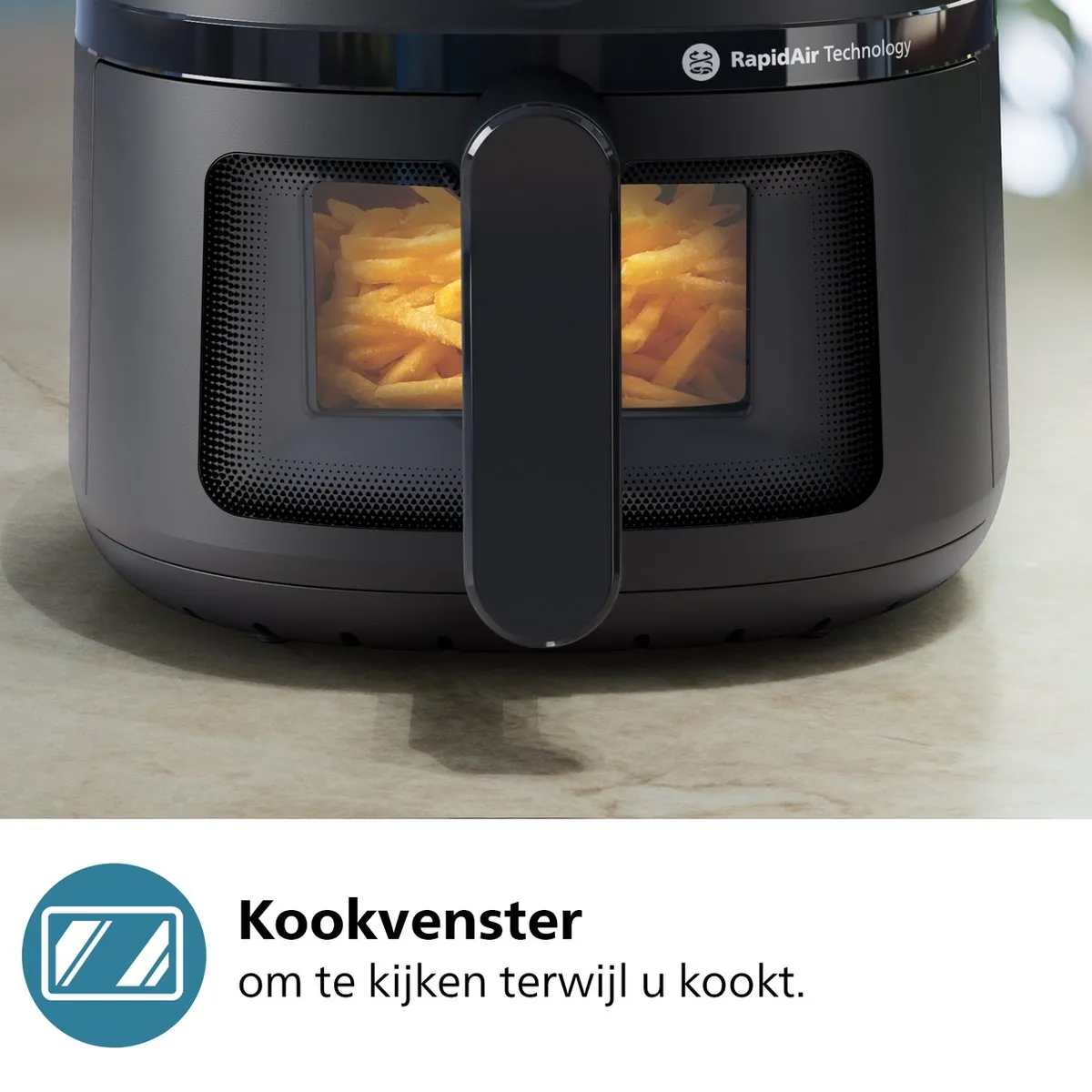 Philips 2000 Series Airfryer NA210/00 - 3.2L - 1300W - Zwart