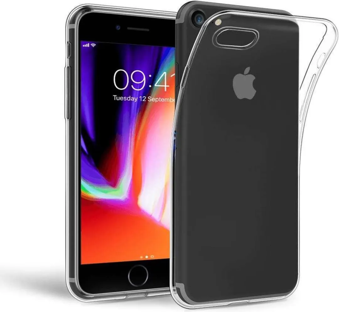 Just in Case Cazy iPhone 8 Siliconen Hoesje - Transparant - MPN 2578456