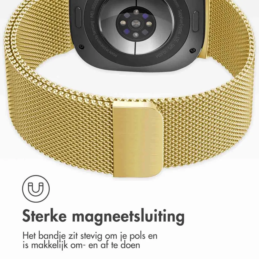 Imoshion Milanees Magnetisch Bandje - Samsung Galaxy Watch Ultra - Goud