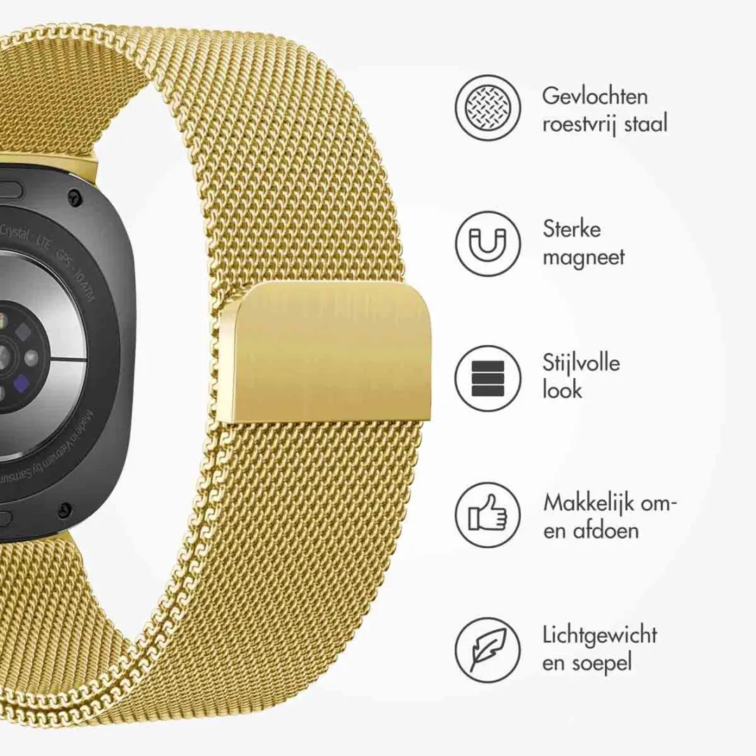 Imoshion Milanees Magnetisch Bandje - Samsung Galaxy Watch Ultra - Goud