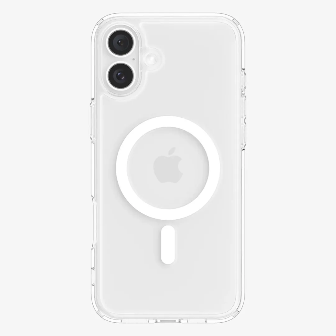 Spigen Ultra Hybrid MagFit ACS08205 Hoesje - iPhone 16 - Transparant Wit