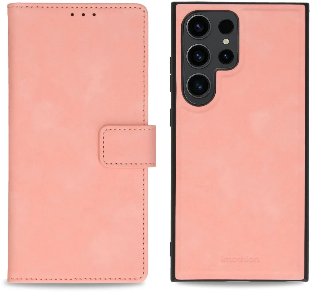 Imoshion Hoesje Samsung Galaxy S24 Ultra Roze - 2-in-1 Bookcase