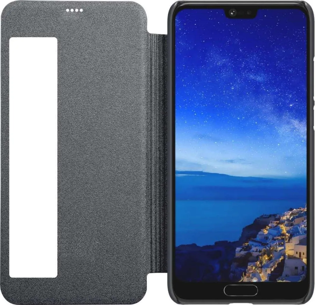Nillkin Sparkle Series Leather Case Huawei P20 - Zwart - afbeelding 2 van 6