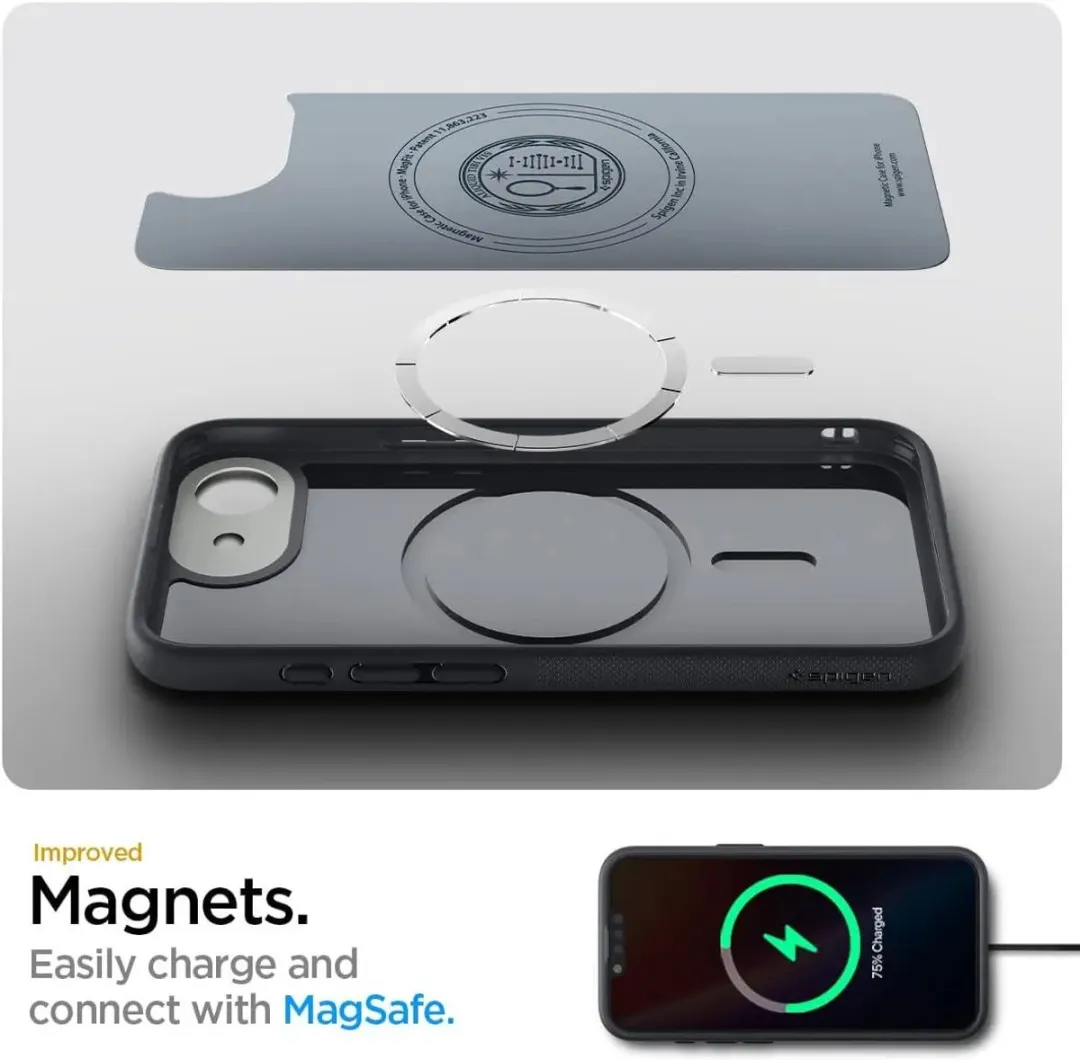 Spigen Nano Pop MagFit iPhone 16e Hoesje - Transparent - 8809971239851