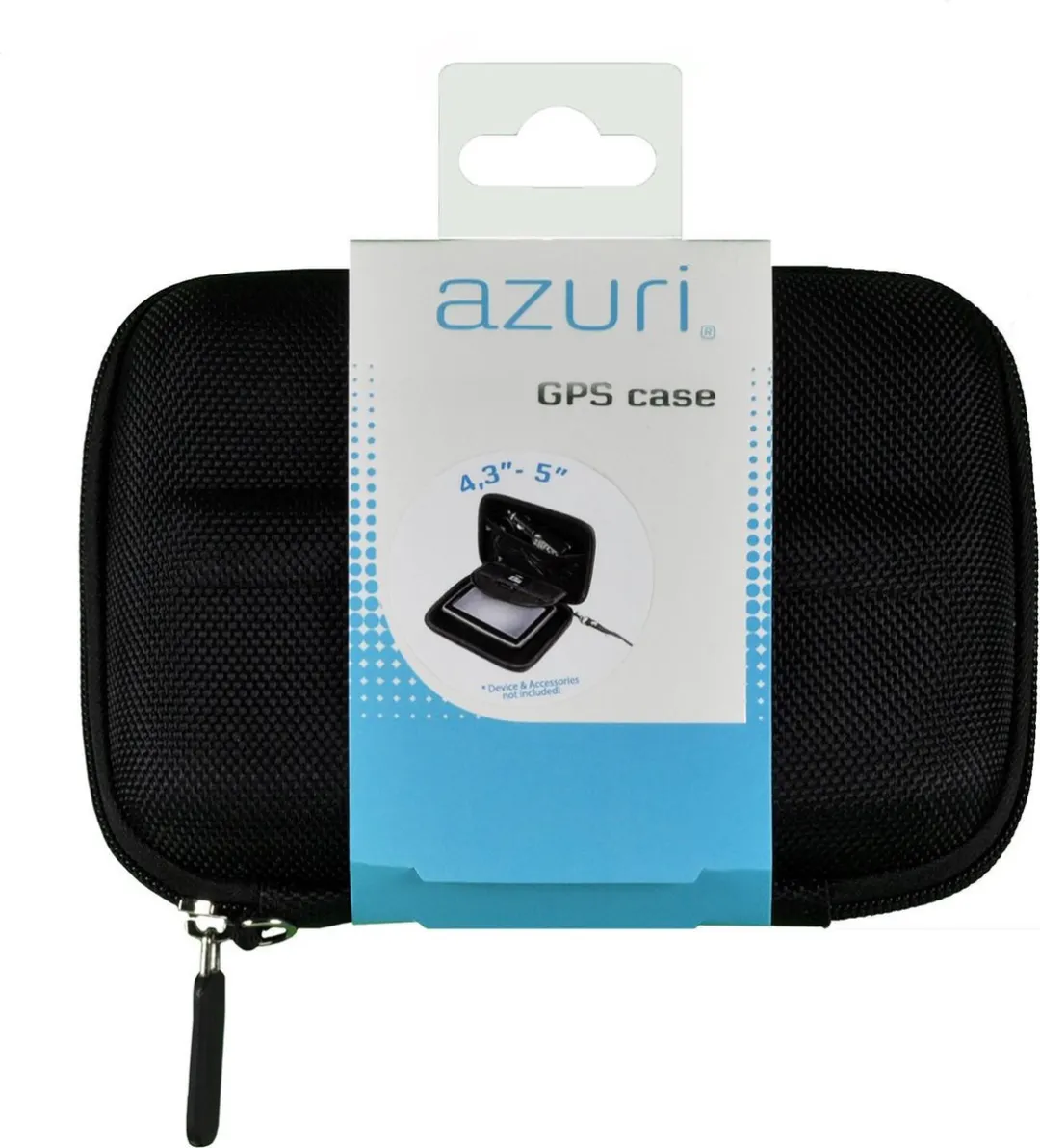 Azuri Universele GPS Hardcase Tas - Large - Zwart - afbeelding 2 van 3
