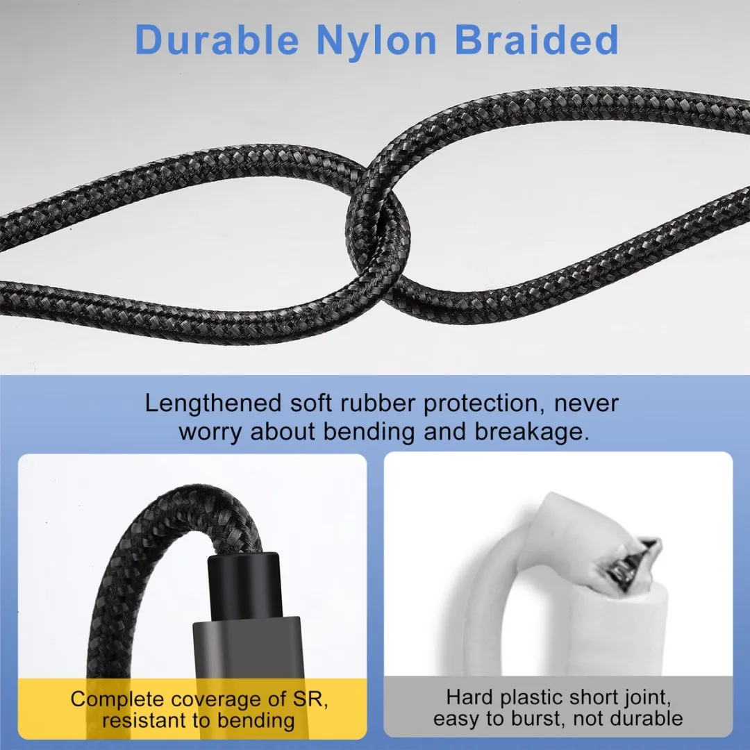 NÖRDIC USBC-N1084 USB-C Kabel 60W PD 5Gbps 2m - Grijs