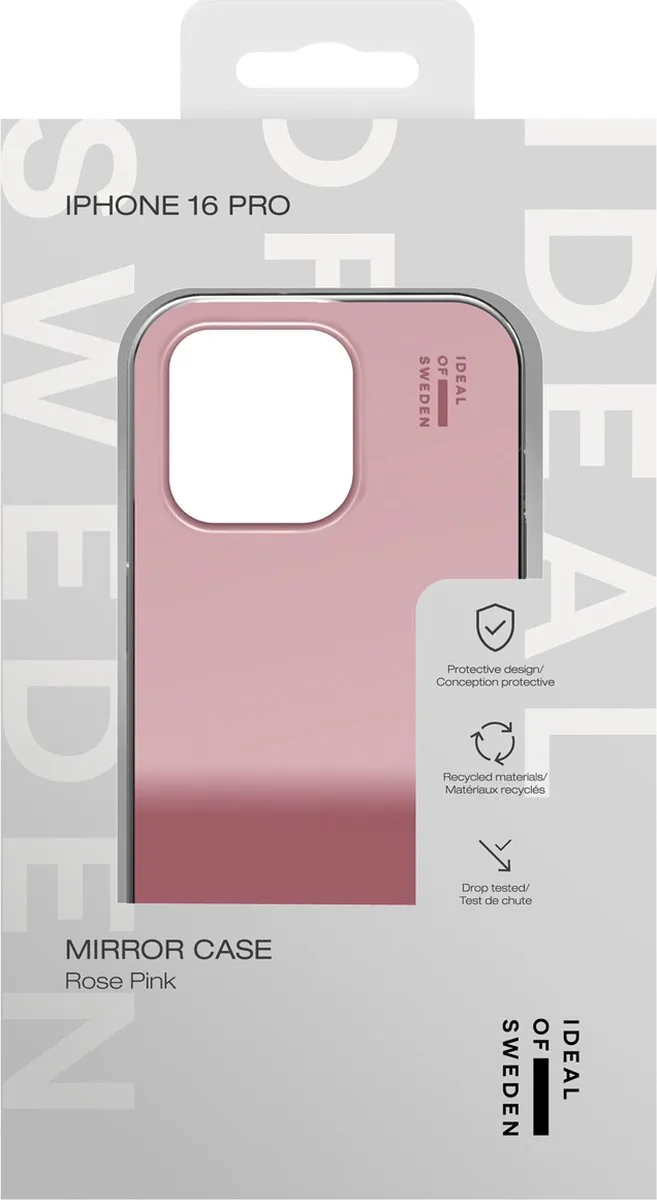 iDeal of Sweden Mirror Case iPhone 16 Pro - Mirror Rose Pink - IDMRC-I2461P-482