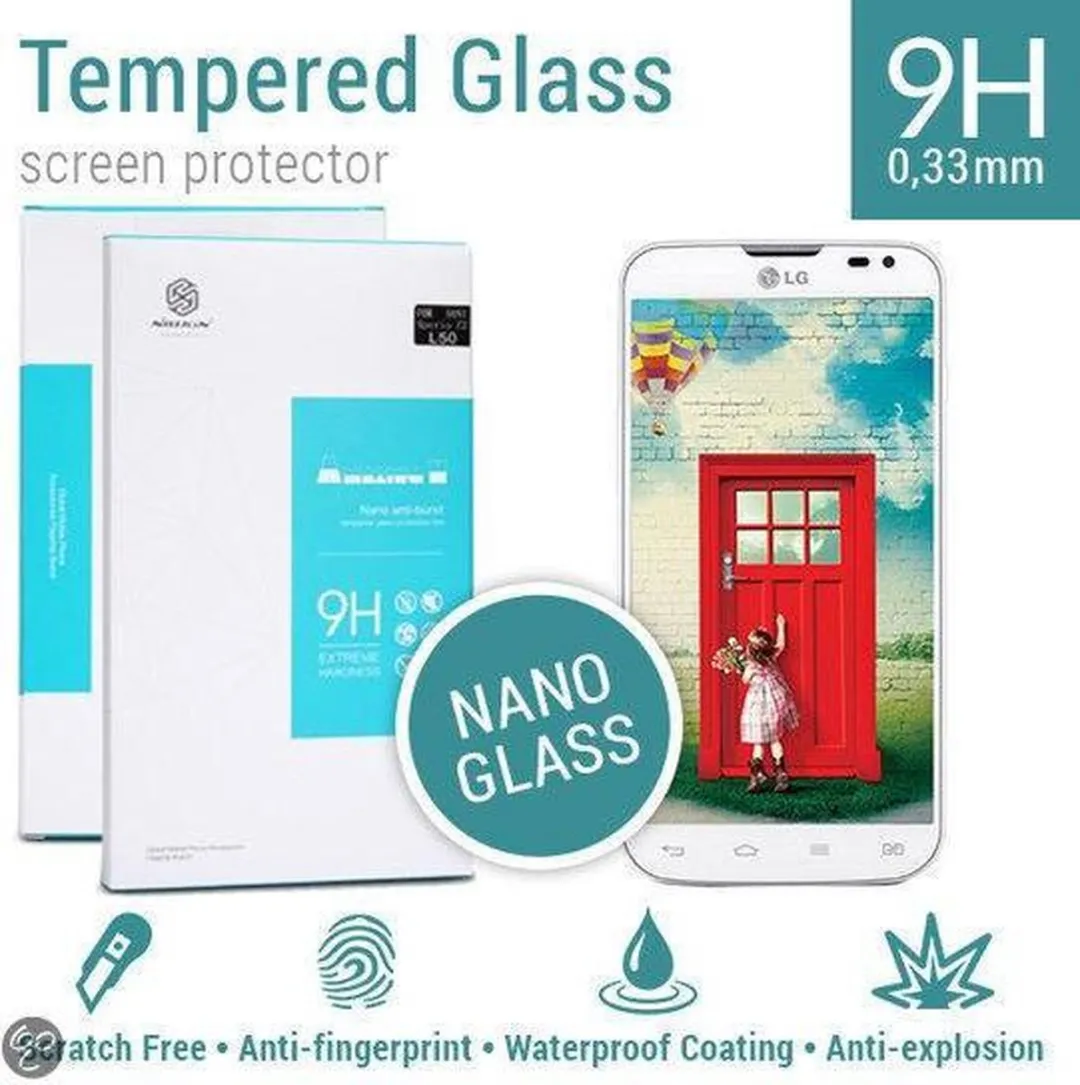Nillkin Tempered Glass 9H Nano LG L90 Dual Sim D410