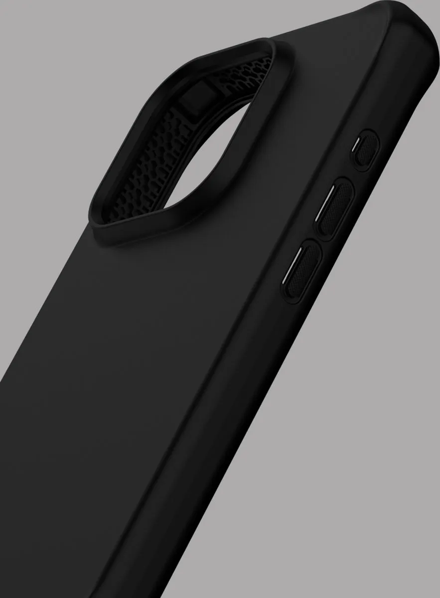 Itskins iPhone 15 Pro Hoesje TPU - Zwart AP5X-HBURN-BLCK
