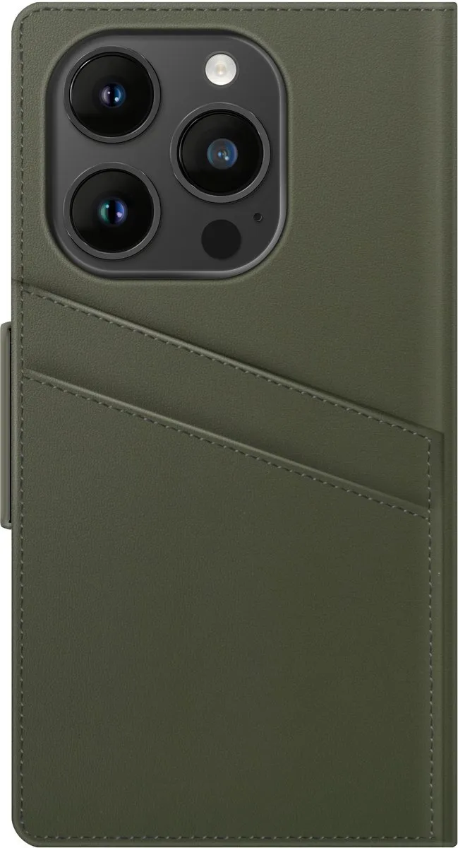 iDeal of Sweden Atelier Wallet Apple iPhone 14 Pro - Intense Khaki - afbeelding 2 van 6