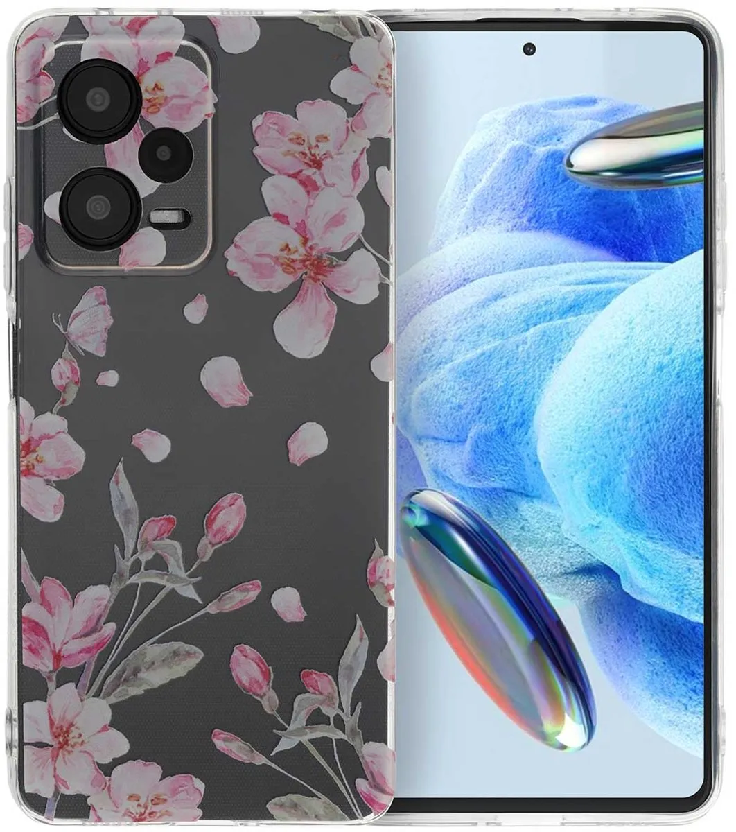 Imoshion Hoesje Xiaomi Redmi Note 12 Pro - Blossom Watercolor